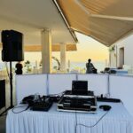 Wedding DJ setup at sunset, Paphos / Eskuvoi DJ felallas naplementeben, Paphos / Στησιμο DJ γαμου στο ηλιοβασιλεμα, Παφος