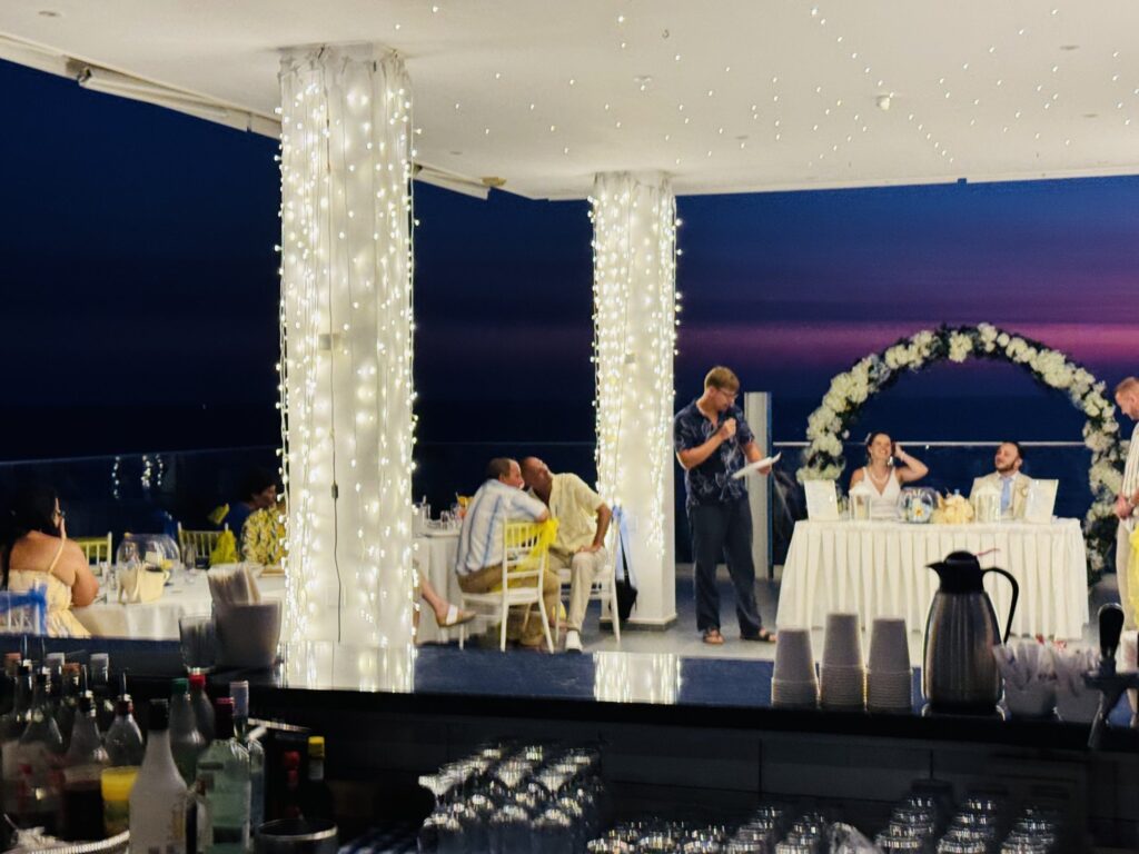 Sea-view wedding reception, Paphos, Cyprus / Tengerre nezo eskuvoi fogadas, Paphos / Δεξιωση γαμου με θεα θαλασσα, Παφος